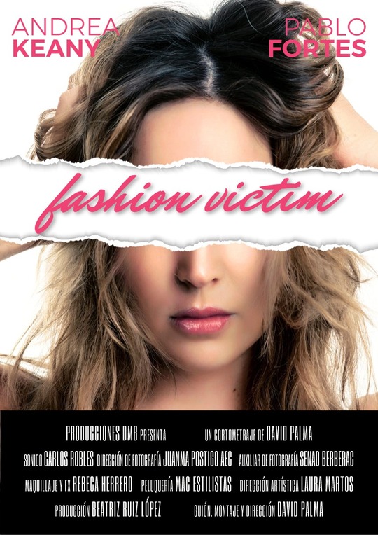 Cartel del cortometraje Fashion Victim